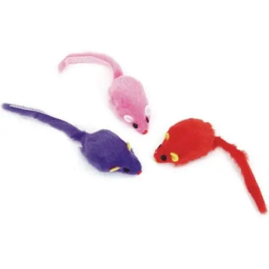 Turbo Fur Mice Cat Toys 3-Pack 1