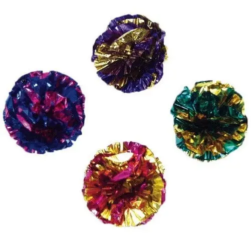 Turbo Krinkle Ball Cat Toys 1