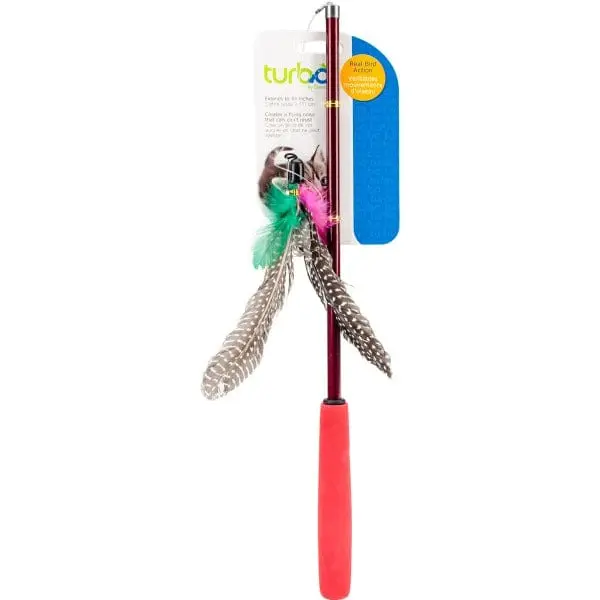 Turbo Telescoping Flying Teaser Cat Toy 1