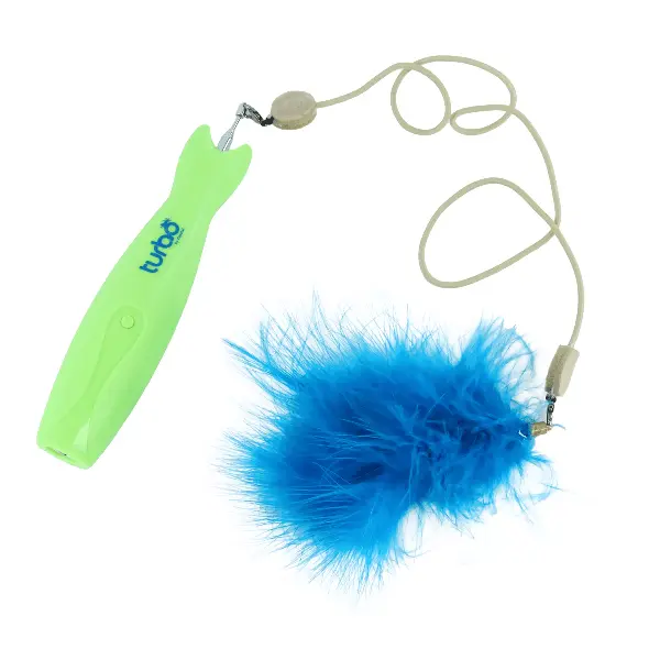 Turbo Telescoping Wand With Led Pointer Cat Toy 1