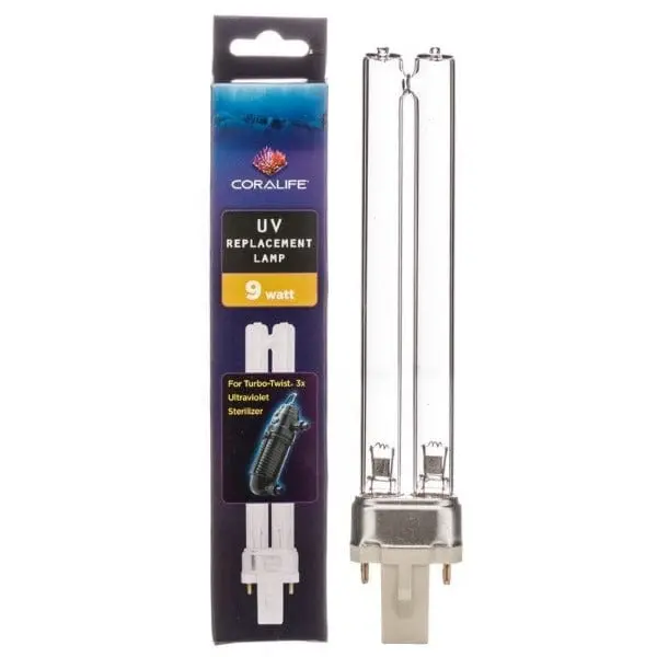 Coralife Uv Replacement Lamp 9 Watt – For Turbo-Twist 3X Uv Sterilizer 1