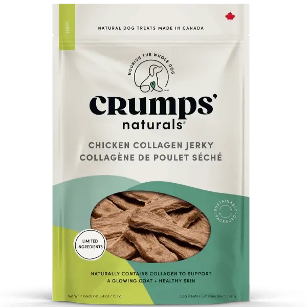 Crumps' Naturals Chicken Collagen Jerky Dog Treats (Special Order Item) 1