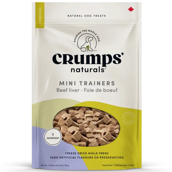 Crumps' Naturals Freeze-Dried Beef Liver Mini Trainers 1
