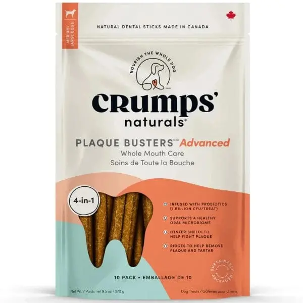 Crumps' Naturals Plaque Busters Advanced Whole Mouth Dental Sticks 1