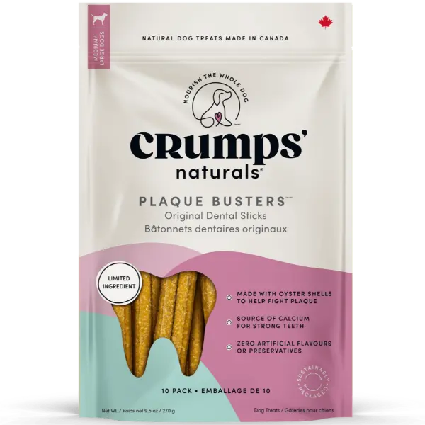 Crumps' Naturals Plaque Busters Original Dental Sticks 1