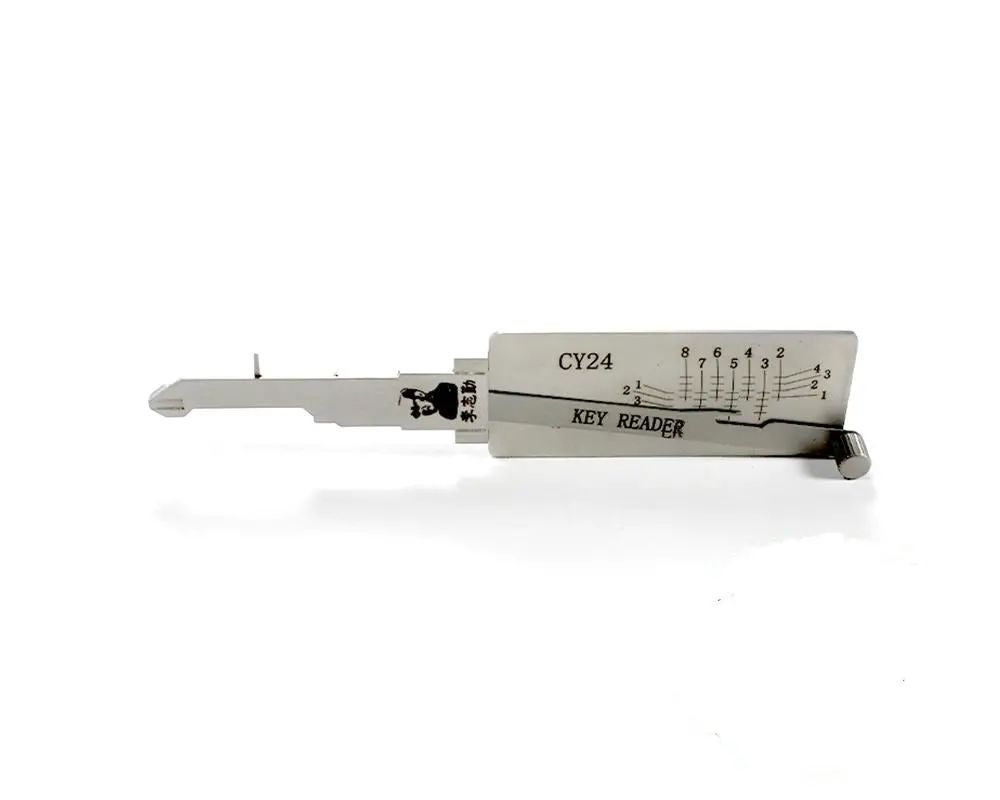 Original Lishi Decoder Reader Cy24 Chrysler 8-Cut Y157 / Y159 - Door/Trunk 1