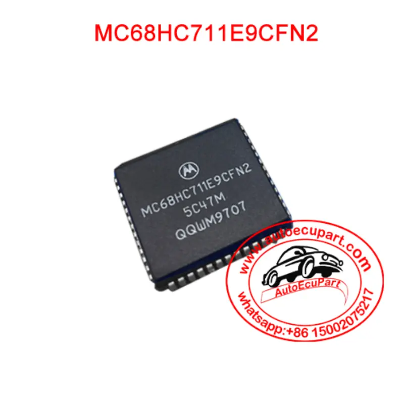 3Pcs Motorola Mc68hc711e9cfn2 5C47m Original New Engine Computer Cpu Ic Component 1