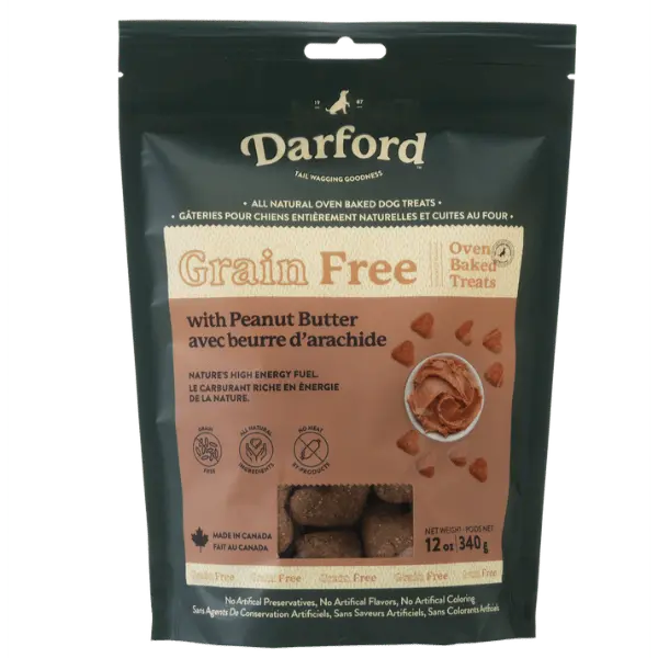 Darford Grain Free Peanut Butter Recipe Oven-Baked Dog Treats 1