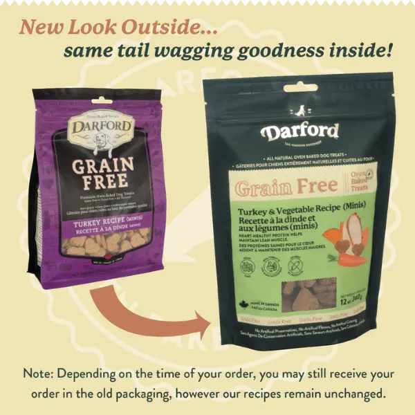 Darford Grain Free Turkey Minis Oven-Baked Dog Treats 2