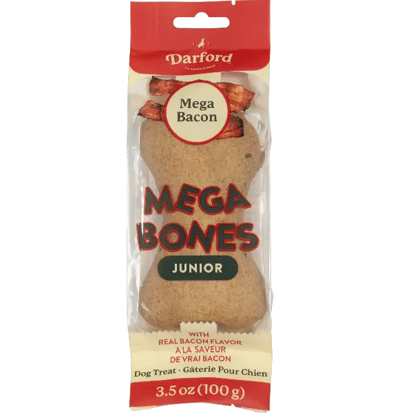 Darford Mega Bones Mega Bacon Flavour Dog Treat 1