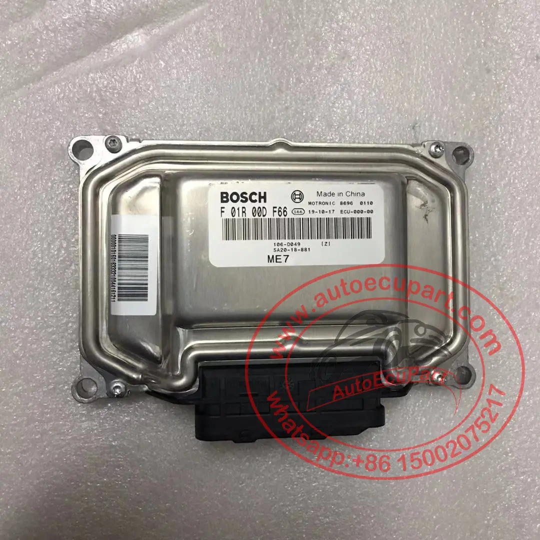 New Bosch Me7 Ecu F01r00df66 Sa20-18-881 (F 01R 00D F66) Electronic Control Unit For Haima 1