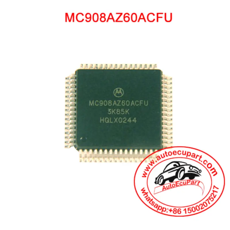 2Pcs Motorola Mc908az60acfu 3K85k Original New Engine Computer Flash Cpu Ic Component 1