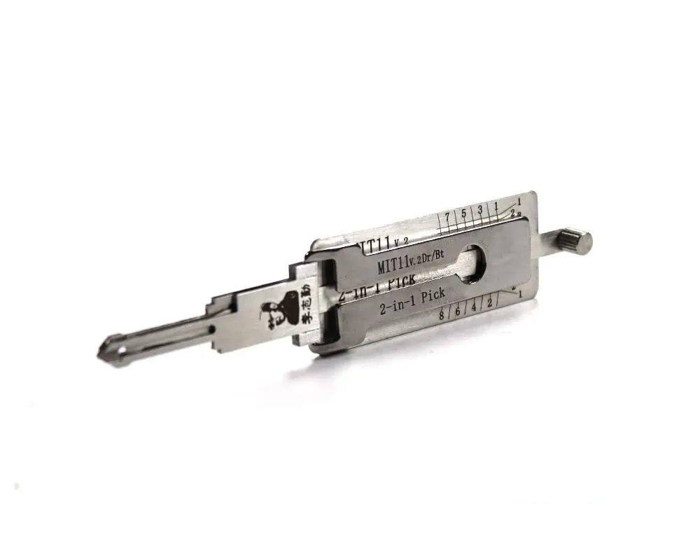 Original Lishi Mit11 / Mit3 8-Cut For Mitsubishi 2-In-1 Pick - Door /Trunk 1