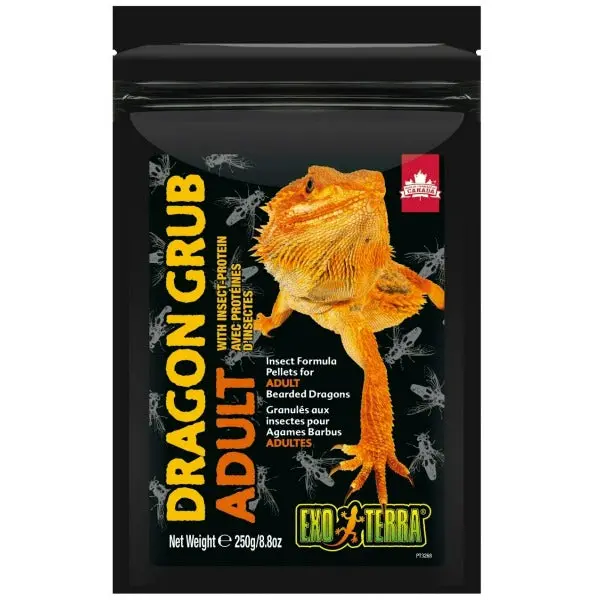 Exo Terra Adult Dragon Grub Insect Formula Pellets 1