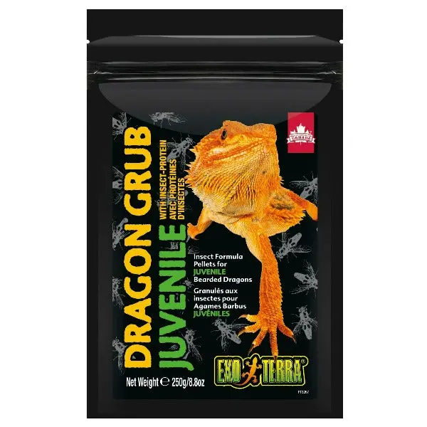 Exo Terra Juvenile Dragon Grub Insect Formula Pellets 1