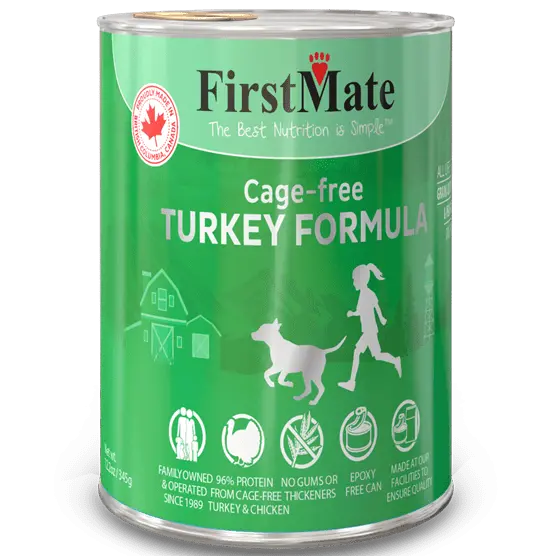 Firstmate Cage-Free Turkey Formula Canned Dog Food 1
