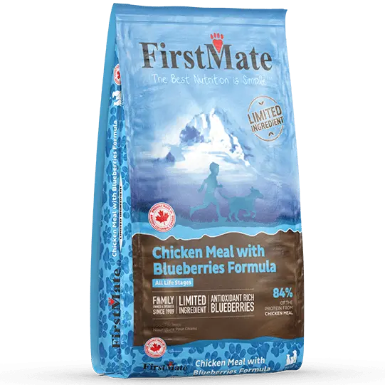 Firstmate Lid Chicken Meal With Blueberries Formula Dry Dog Food, 25Lb 1