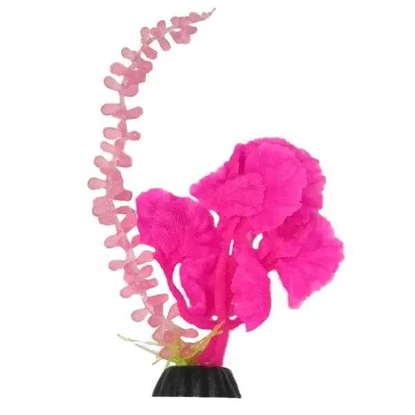 Fish Gear Glow Pink Seaweed Silicone Aquarium Plant (6") 1