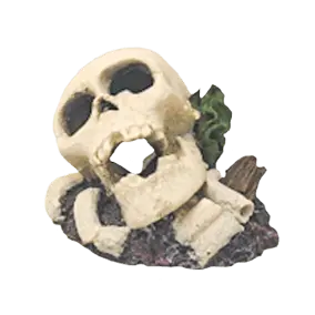 Fish Gear Skull Aquarium Ornament 1