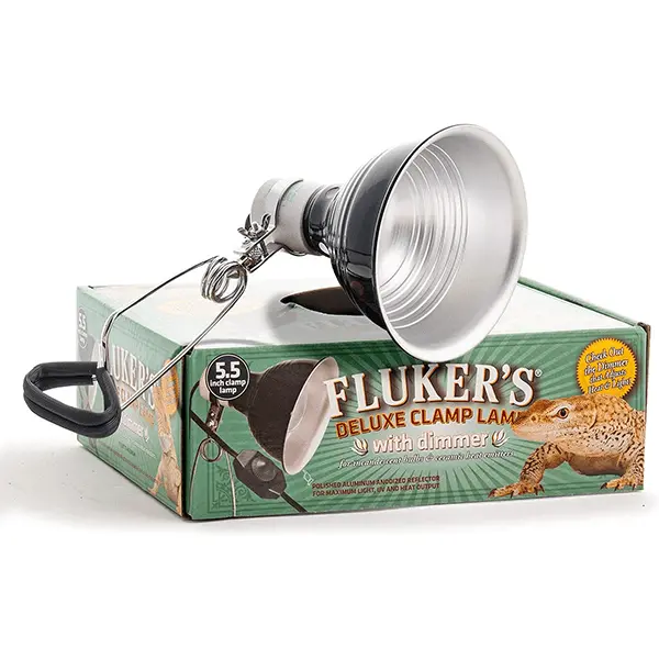 Fluker's Deluxe Clamp Lamp With Dimmer 1
