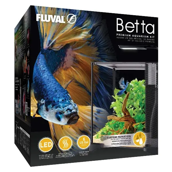 Fluval Betta Premium Aquarium Kit, 6 Us Gal / 22.7 L 1