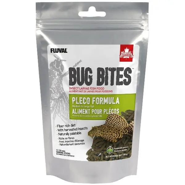 Fluval Bug Bites Pleco Formula Sinking Sticks, 130G 1