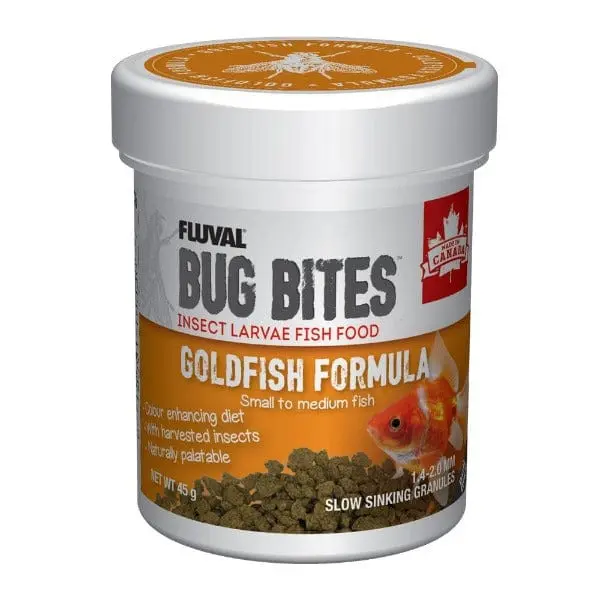 Fluval Bug Bites Slow Sinking Granules Goldfish Formula, 45G 1