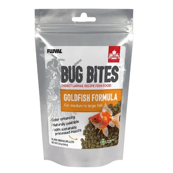 Fluval Bug Bites Slow Sinking Pellets Goldfish Formula, 100G 1