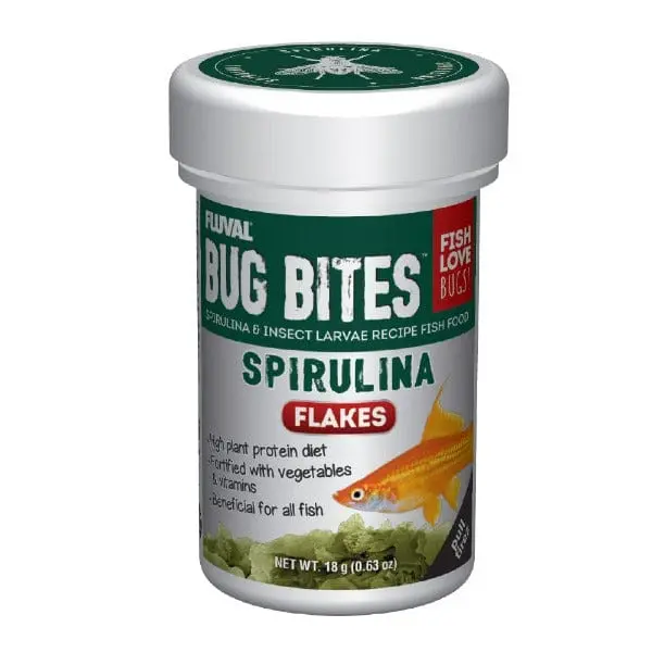 Fluval Bug Bites Spirulina Flakes 1