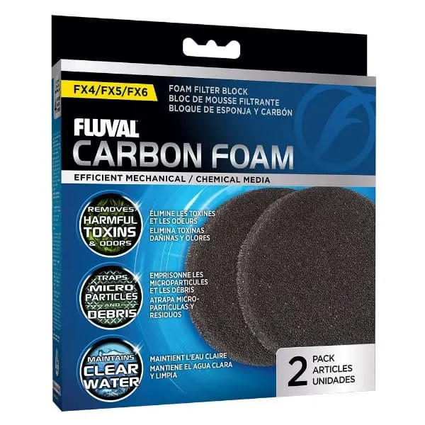 Fluval Fx4/5/6 Carbon Impregnated Foam Pads (Special Order Item) 1
