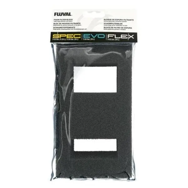 Fluval Spec/Evo/Flex/Betta Aquarium Kit Foam Filter Block 1
