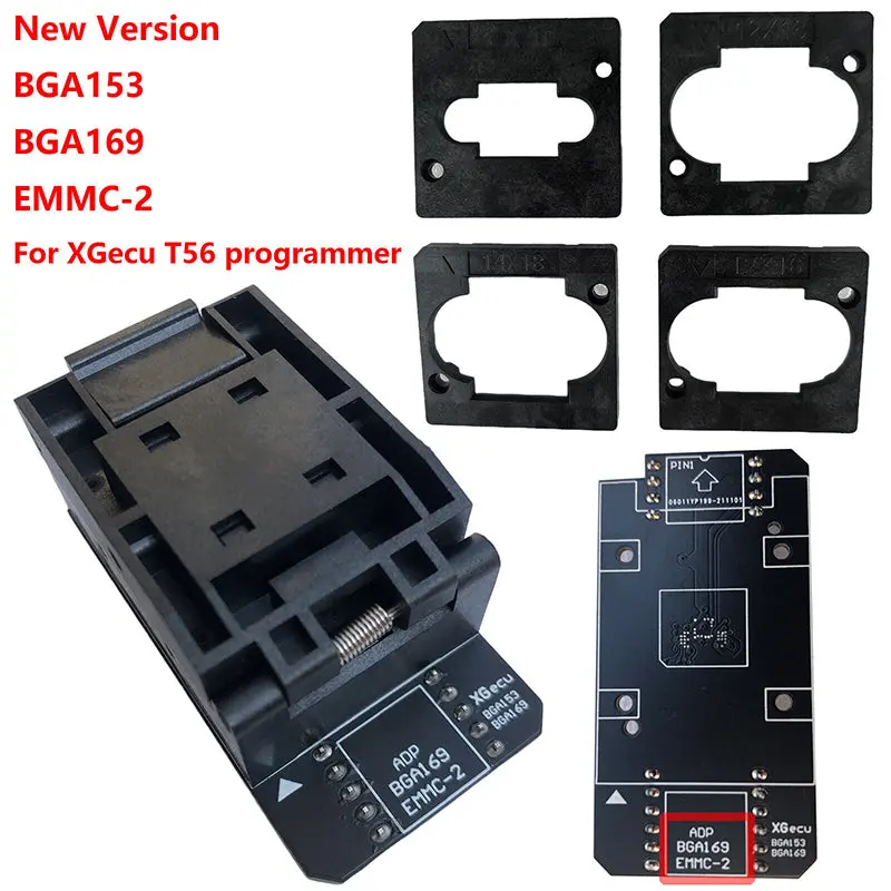 Bga169 Bga153 Emmc-2 Adapter For Xgecu T56 Programmer 1