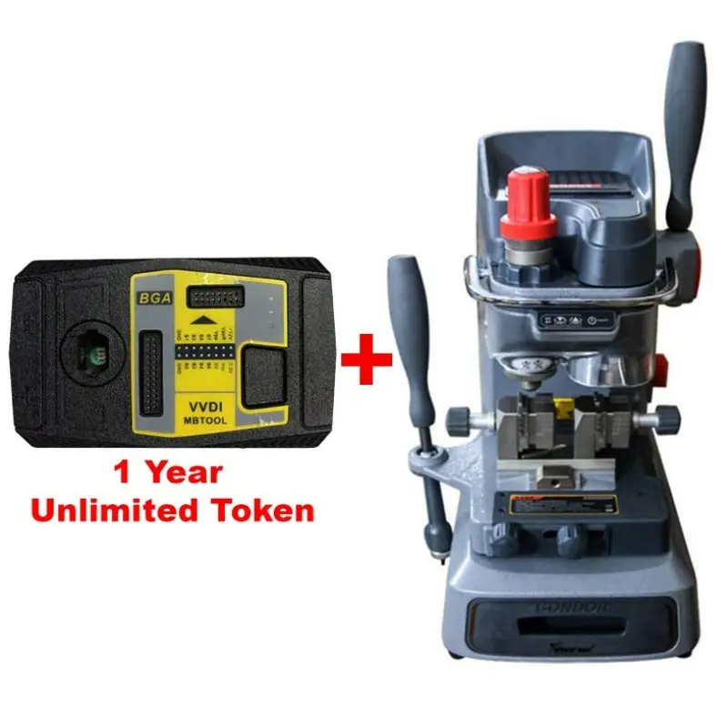Xhorse Condor Xc-002 Manually Key Cutting Machine & Vvdi Mb Bga Tool Bundle 1
