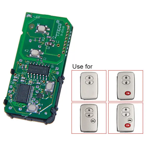 For Toyota Smart Card Board 4 Key 312Mhz Frequency Number 271451-0140-Jp 1