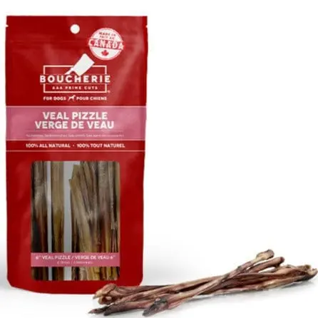 Boucherie Veal Pizzle Dog Bully Sticks 1