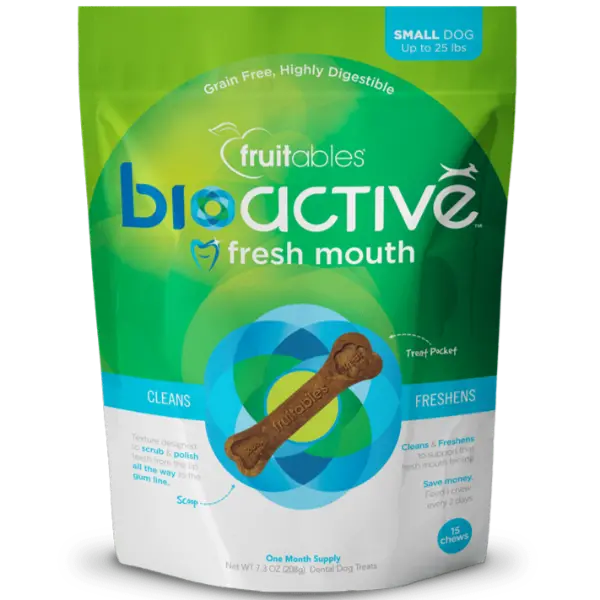 Fruitables Bioactive Fresh Mouth Dental Chews 1