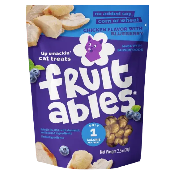 Fruitables Chicken Blueberry Cat Treats 1
