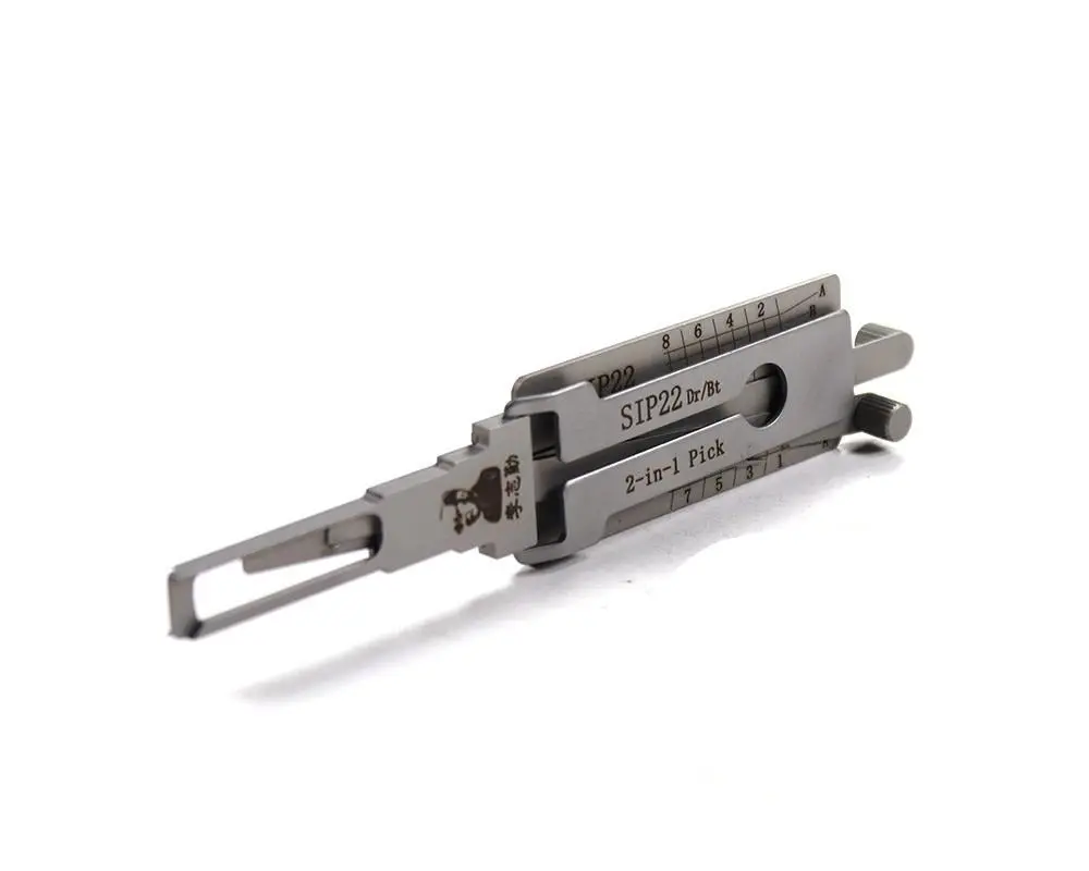 Original Lishi Sip22 Twin Lifter For Fiat Lancia Alfa Romeo And Iveco 2-In-1 -- Trunk / Door 1