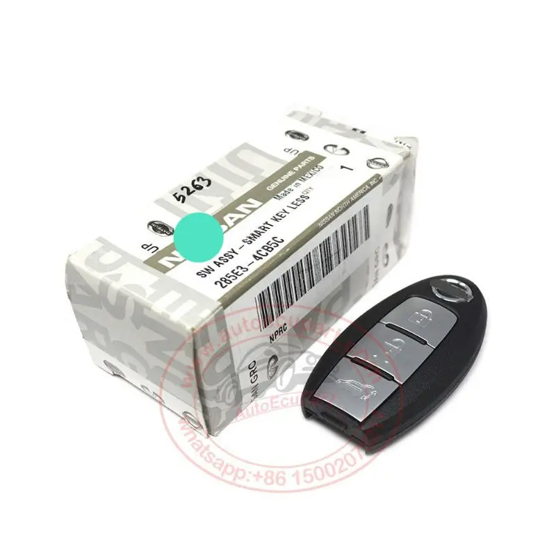 Nissan X-Trial Genuine Smart Remote 2015 3 Buttons 433Mhz 285E3-4Cb5c  S180144104 1
