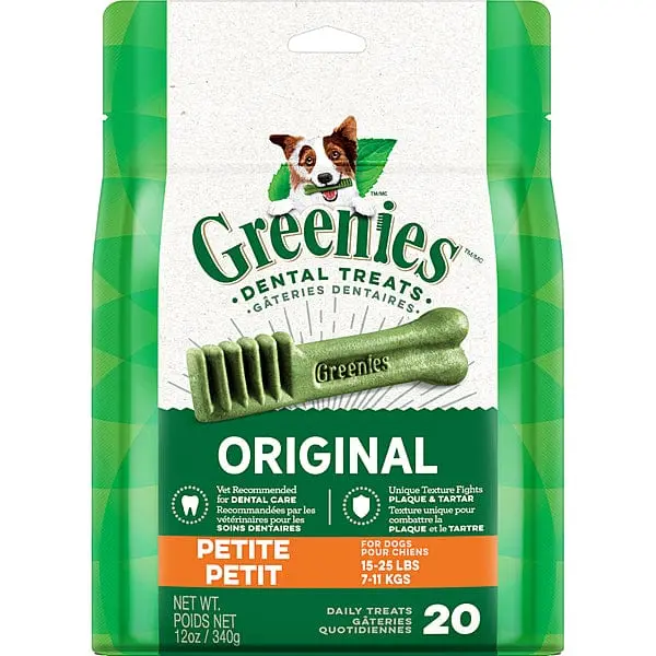 Greenies Original Petite Dog Dental Treats 1