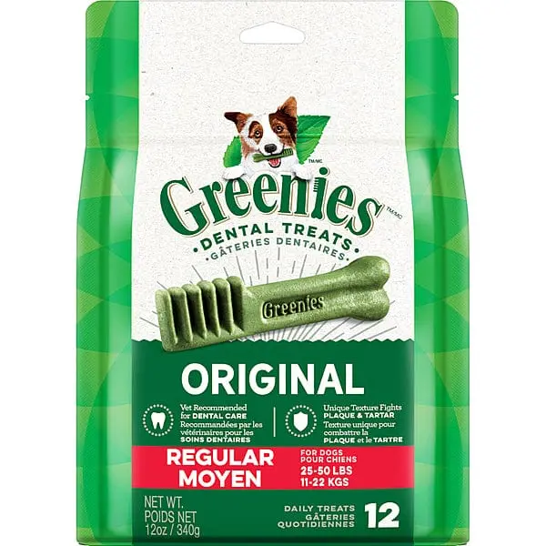 Greenies Original Regular Dog Dental Treats 1