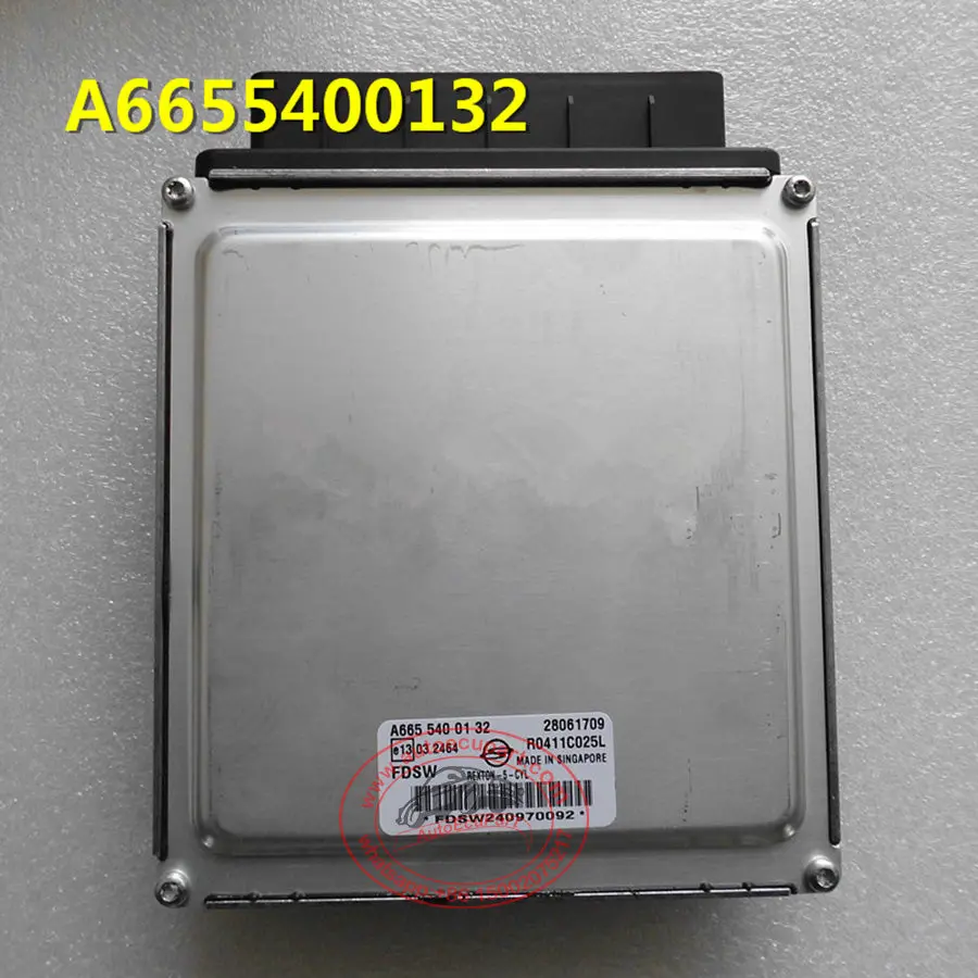 Original New  Engine Control Unit  A6655400132, A665 540 01 32, R0411c025j Ecu For Ssang Yong Rexton 2.7 Cdi 1