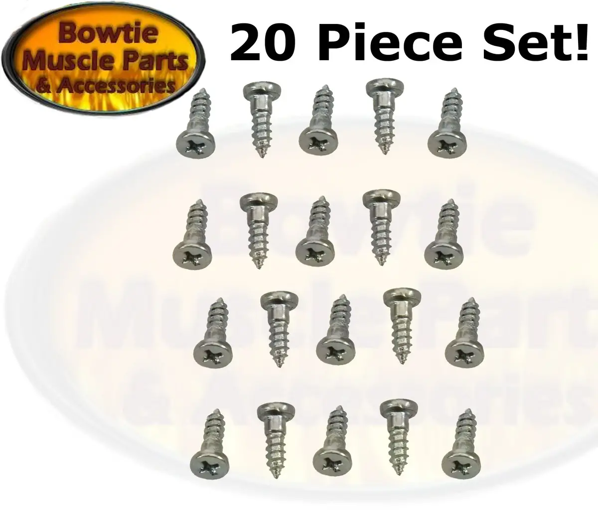Windshield Window Molding Clip Studs 20 Pc Stud Set Chevelle Nova Gto Camaro 1