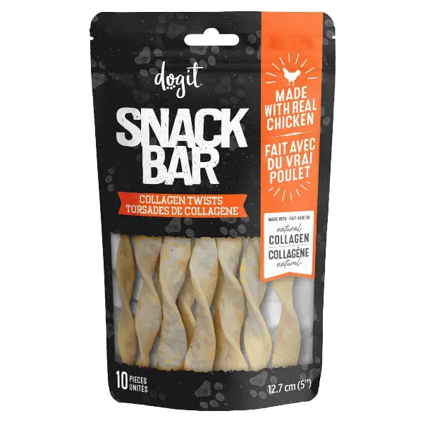 Dogit Snack Bar Chicken Collagen Twists 1