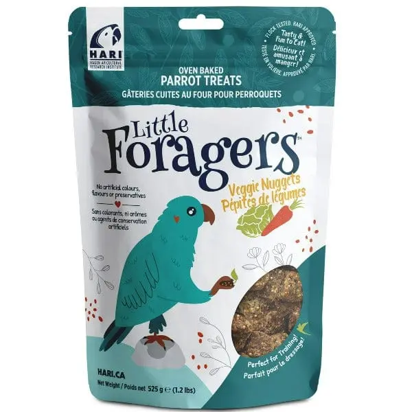Hari Little Foragers Parrot Treats - Veggie Nuggets Bird Treats 1