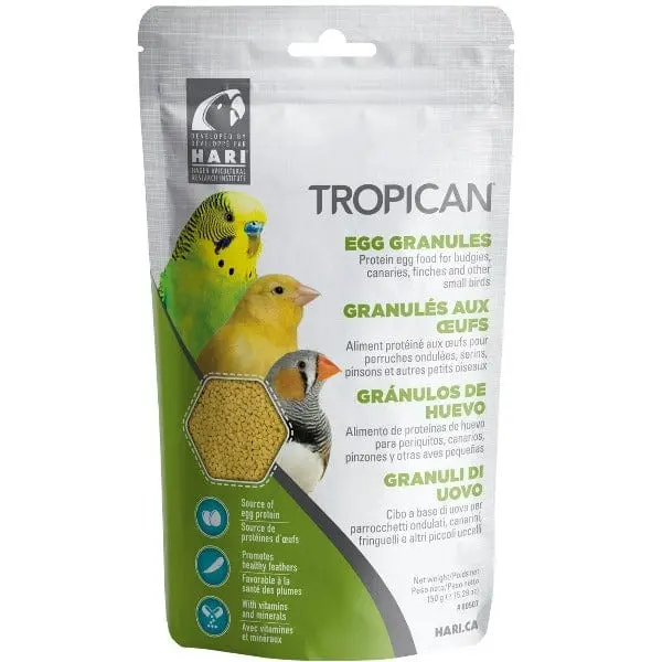 Tropican Egg Granules For Small Birds 1