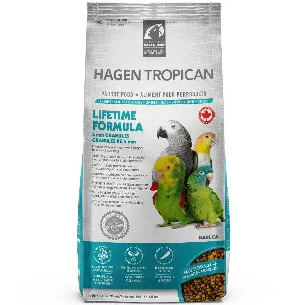 Tropican Lifetime Formula 4Mm Granules For Parrots 1