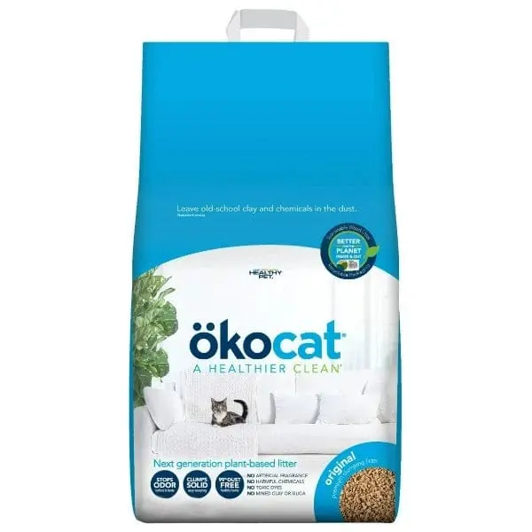Ökocat Original Premium Clumping Wood Cat Litter, 12.6Lb 1