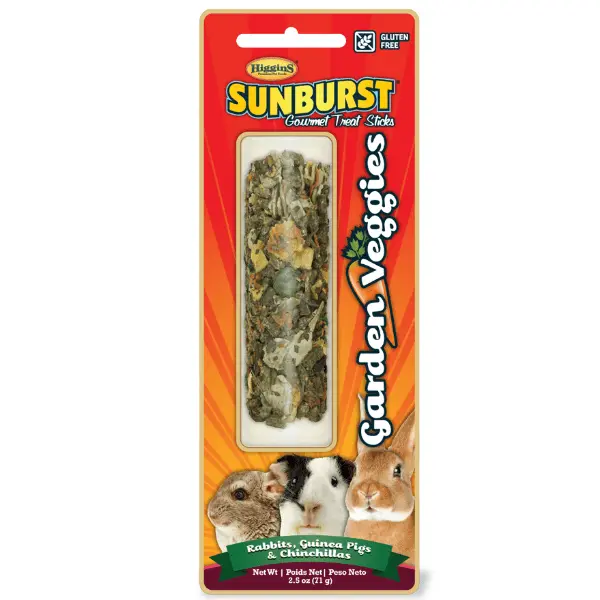 Higgins Sunburst Garden Veggies Small Animal Treat Stick 1