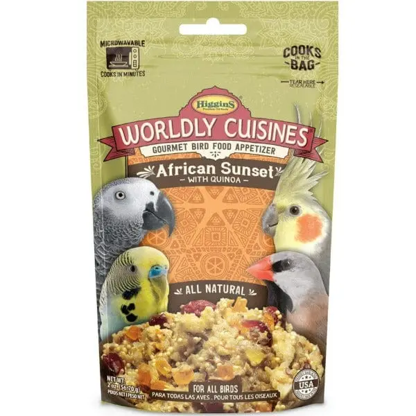 Higgins Worldly Cuisines African Sunset Bird Food Appetizer 1